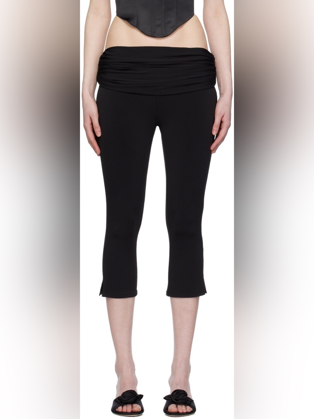DANIELLE GUIZIO Black Cicero Lounge Pants Size Small